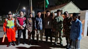 Polsek Pakisjaya Gelar Patroli Malam Bersama Muspika Dan Anggota Linmas