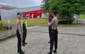 Pospol KIID Kontrol Pos Security PT. TIM dan TWI Techno, Pesan Kantibmas