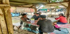 Dalam Kegiatan Patroli Dialogis, Polsek Rengasdengklok Polres Karawang Sosialisasikan TPPO