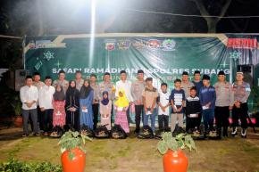 Safari Ramadhan Kapolres Subang: Pererat Silaturahmi, Polri Berbagi Kebahagiaan Bersama 500 Warga di Cipunagara