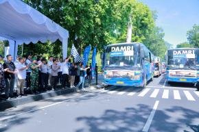 Kapolda NTB Hadiri Pelepasan Mudik Gratis Pemprov NTB
