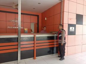 Sampaikan pesan Kamtibmas kepada masyarakat, Patroli presisi di Objek vital di Wilayah Hukum Polsek Tempuran.