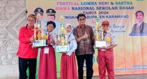 Merawat Bakat, Menumbuhkan Karakter: Ratusan Siswa SD Karawang Tampil Penuh Percaya Diri di FLS3N 2026