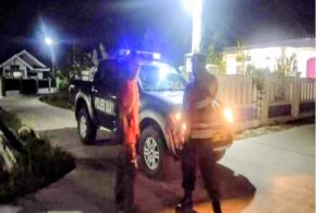 Prekat Polsek Banyusari Kembali Lakukan Giat Patroli Jalan Raya Antisipasi Kejahatan