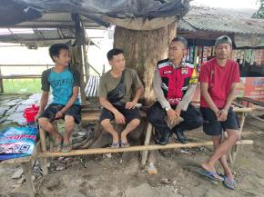 Antisipasi Gukamtibmas, Bhabinkamtibmas Polsek Telagasari Sebar Himbauan