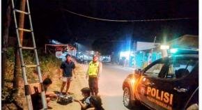 Polsek Pangkalan Laksanakan Patroli Prekat, Cek Situasi Kondusifitas di Lingkungan Kampung Lio