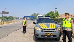 Polsek Klari Intensifkan Patroli, Pastikan Akses Keluar-Masuk Tol Kartim Aman
