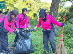 Bhayangkari Lombok Utara Galang Gerakan Peduli Lingkungan di Jantung Hutan Pusuk