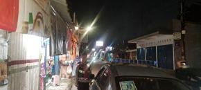 Patroli KRYD Malam, Personil Polsek Klari Lakukan Patroli Pemukiman Warga
