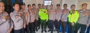 Kapolres Karawang Tinjau Pos Pengamanan Kartim dan Kanzen, Beri Motivasi Personel Pengamanan Mudik