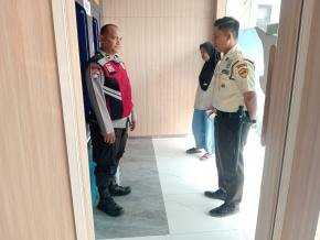 Personil Polsek Telagasari Laksanakan Patroli Rutin di Sekitar Bank dan Objek Vital Cegah Gukamtibmas dan C3