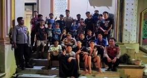 Antisipasi Tawuran Perang Sarung dan kerawanan lainnya di Bulan Ramadhan, Kapolsek Klari Sambangi Anak Remaja