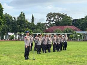 Dirpolairud Polda NTB Berikan Arahan kepada Personel Pam Operasi Ketupat Rinjani 2026