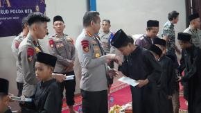 Buka Puasa Bersama Personel Ditpolairud Polda NTB dan Anak-anak Panti Asuhan