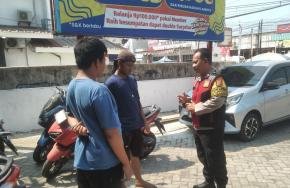 Anggota Polsek Telagasari Sambangi Warga Binaan, Sampaikan Himbauan Kamtibmas