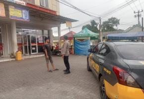 Polres Karawang, Cegah Kriminalitas Pasca Lebaran Polsek Kotabaru Intensifkan Patroli Minimarket