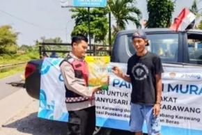Upaya Polsek Banyusari Sediakan Beras SPHP Murah Untuk Masyarakat