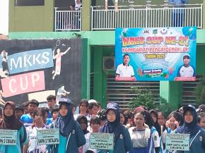Ratusan Siswa SMP se-Komisariat Rengasdengklok Berlaga di MKKS Cup