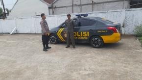 Patroli Siang Polsek Cikampek Sambang Kantor Camat Tirtamulya Jaga Kondusifitas Wilkum