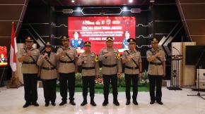 Upacara Serah Terima Jabatan Pejabat Utama dan Kapolsek Jajaran Polres Subang