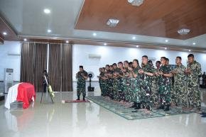 UPACARA PERSEMAYAMAN DAN PELEPASAN JENAZAH PRATU MARINIR ANUMERTA ANDI SUVIO