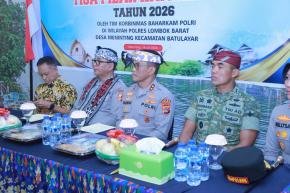 Kapolda NTB Hadiri Penilaian Lomba Tiga Pilar Kamtibmas 2026 di Desa Meninting