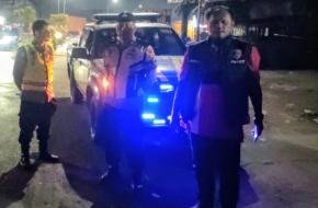 Antisipasi 3C dan Tawuran, Personel Polsek Klari Lakukan Patroli di Lampu Merah Karawang Timur