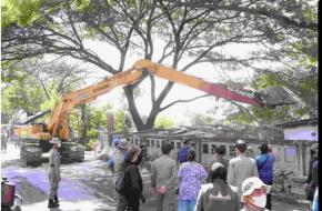 Sebanyak 172 Bangunan Liar di Bantaran Kalimalang di Tertibkan Pemkab Bekasi 