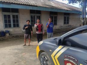 Samapta Polsek Klari Sampaikan Terus Pesan Pesan Kamtibmas Kepada Warga