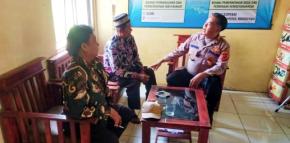 Sambang Bhabinkamtibmas, Ajak Perangkat Desa Binaan Ciptakan Kamtibmas Yang Kondusif