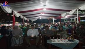 Hadiri Acara Pesta Rakyat, Kapolsek Lemahabang Imbau Warga Untuk Tetap Pertahankan Kamtibmas