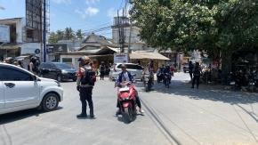 Cegah Kemacetan, Subsatgas Samapta Ops Mandalika Atur Lalu Lintas di Kawasan Kute Mandalika