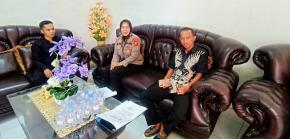 Kapolsek Rengasdengklok diwakili Panit Binmas, Melakukan Sambang Ke SMAN I Rengasdengklok