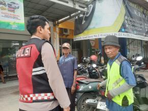 Bhabinkamtibmas Polsek Telagasari Sebar Pesan Kamtibmas Antisipasi C3
