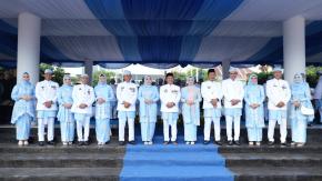 Hari Jadi Karawang ke-392, Forkopimda dan Ribuan Peserta Ikuti Apel Besar di Lapangan Karangpawitan