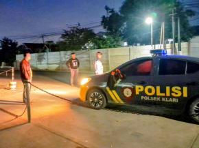 Polsek Klari Gelar Patroli Gabungan Piket Fungsi Antisipasi Tawuran Malam