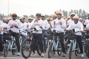 Wakapolda NTB Gowes Bareng Ulama–Umara di Mandalika, Malamnya Bersholawat