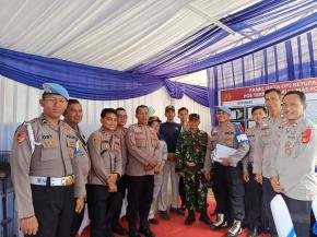 Operasi Ketupat Lodaya 2026, Provos Polres Karawang Pastikan Seluruh Personel Siaga di Pos Terpadu Galuh Mas