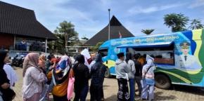 Disdukcatpil Sumedang Gelar Layanan Adminduk Jemput Bola di Geotheater Rancakalong